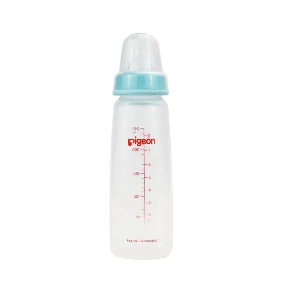 Pigeon Plastic Feeding Bottle Transparent Cap 240ml