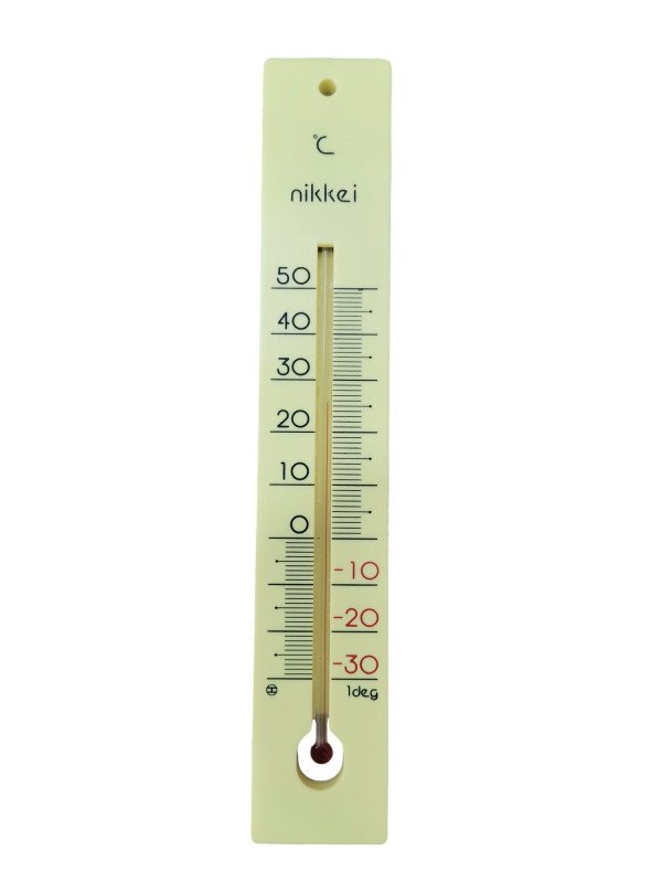 Atmospheric thermometer for rooms