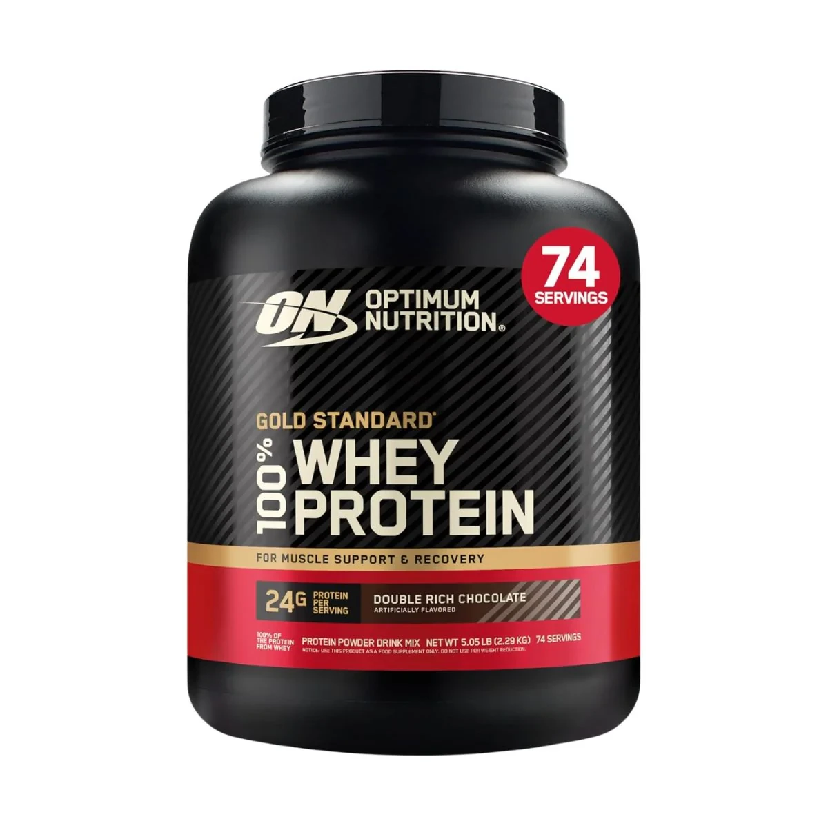Optimum Nutrition Gold Standard 100% Whey Protein Double Rich Chocolate 2.27kg