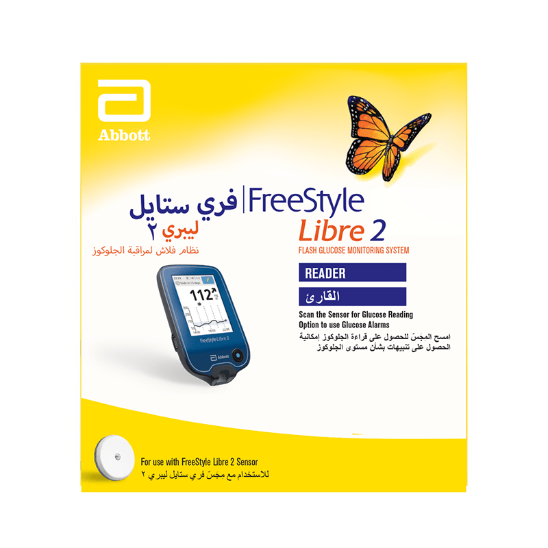 Freestyle Libre 2 Flash Glucose Monitoring System Reader Kit