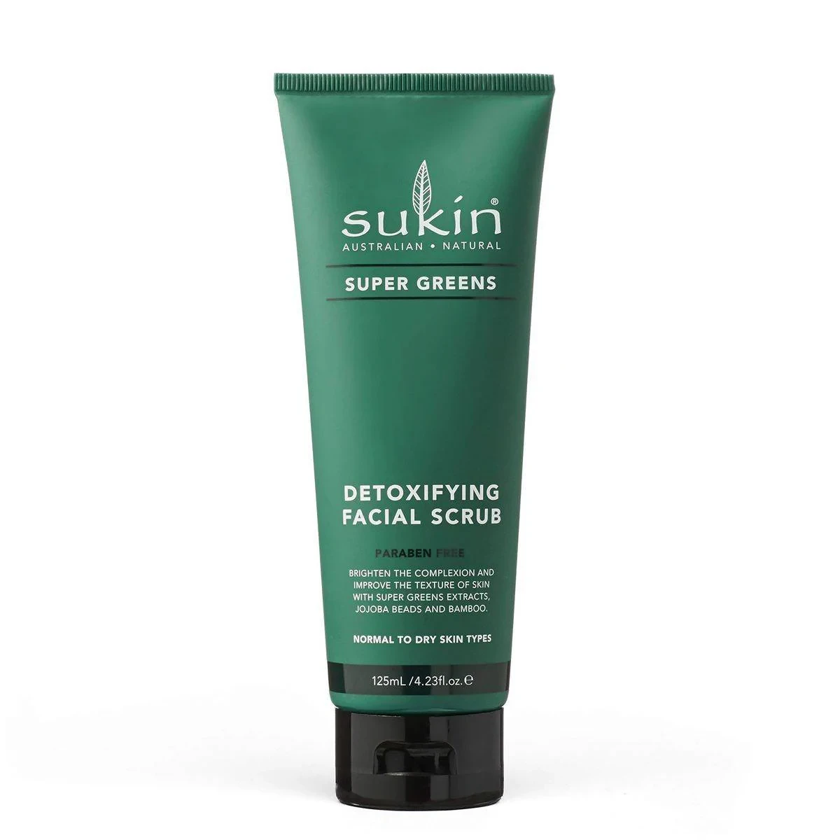 Sukin Super Greens Detoxifying Facial Scrub 125ml