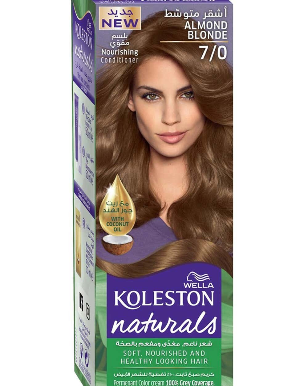 Wella Koleston Naturals Hair Color 7/0 Almond Blonde