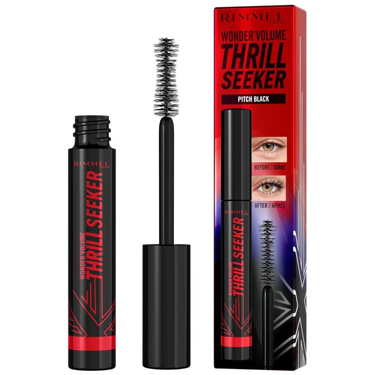 Rimmel Wonder Volume Thrill Seeker Mascara Pitch Black 8ml
