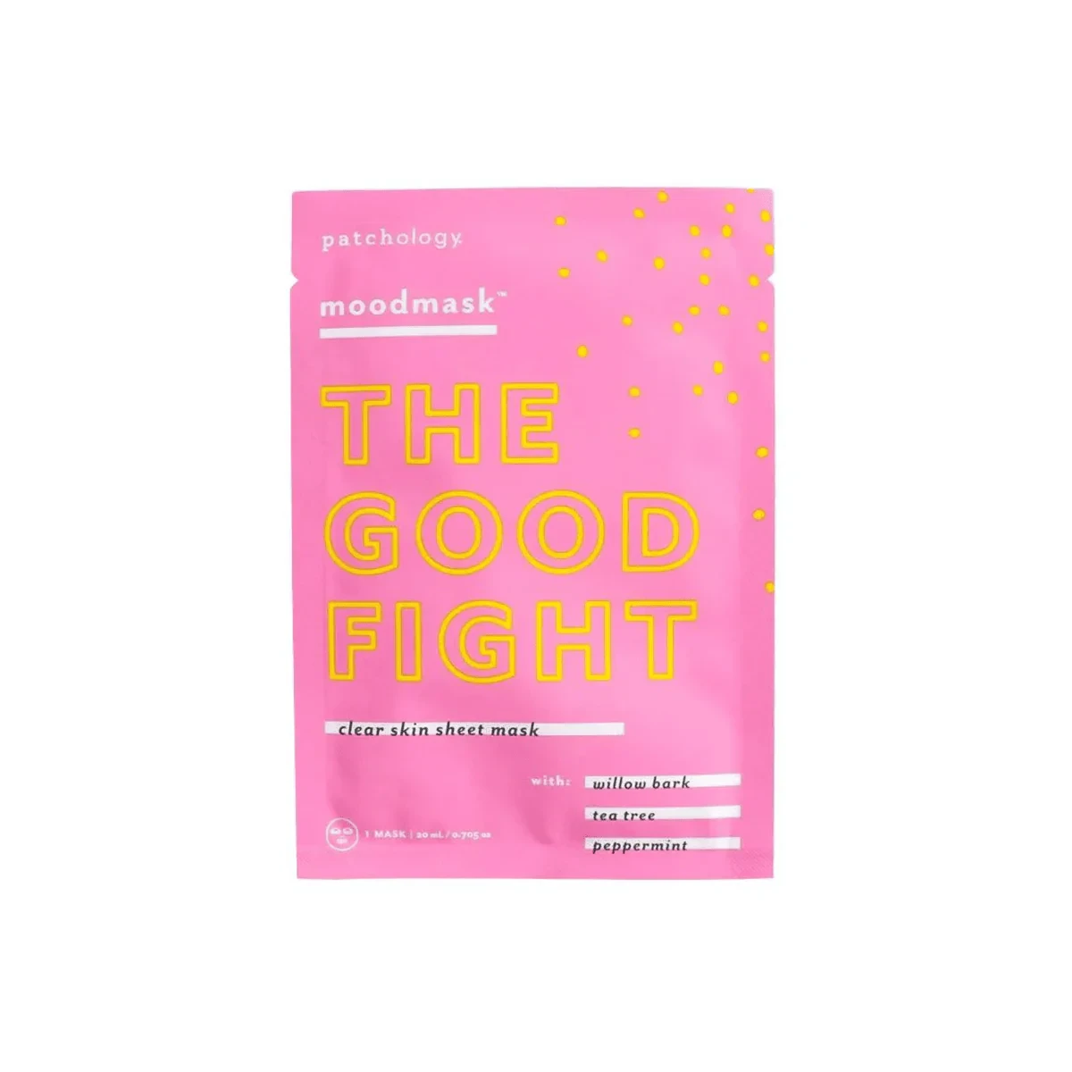 Patchology Moodmask The Good Fight Sheet Mask 1 Pack