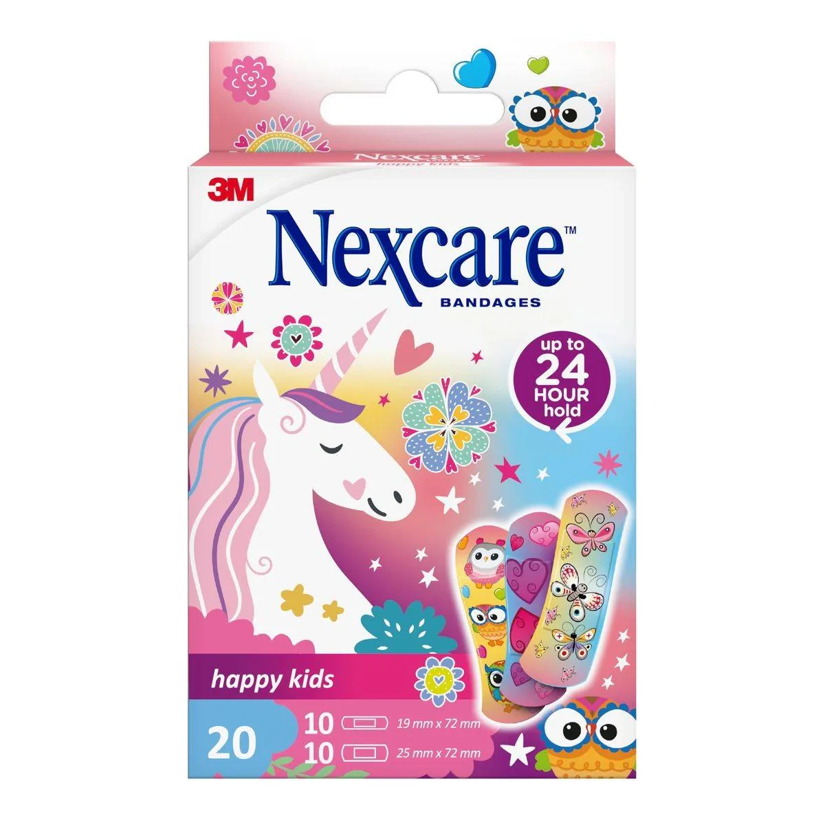 Nexcare Bandages Happy Kids Magic 20 Plasters