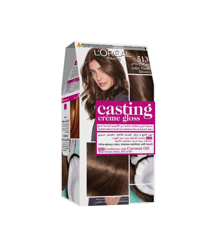 Loreal Paris Casting Creme Gloss 513 Ashy Nude Brown