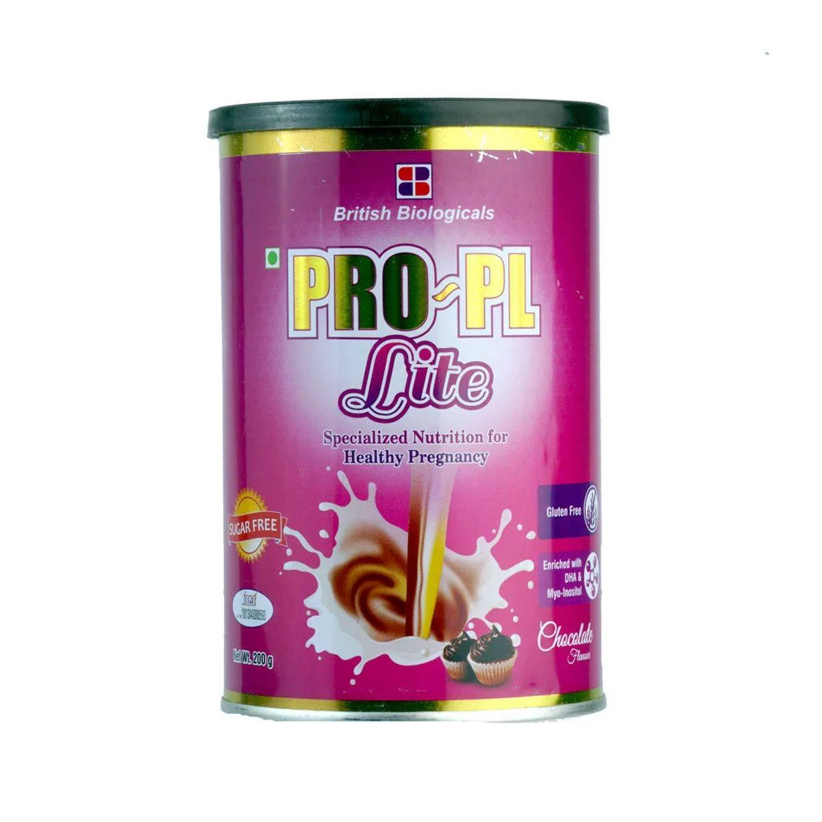 British Biologicals Pro PL Powder Lite Chocolate 200g