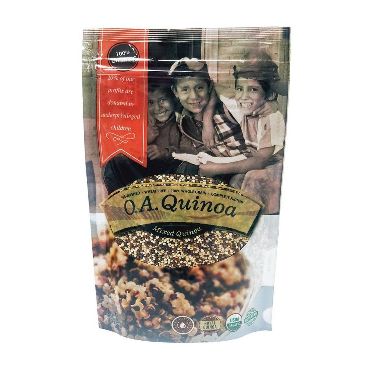 OA Quinoa Premium Mixed Quinoa 340g