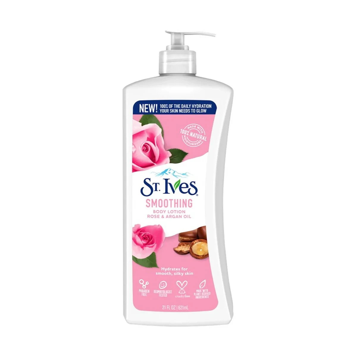 St. Ives Body Lotion Smoothing Rose & Argan Oil 621ml