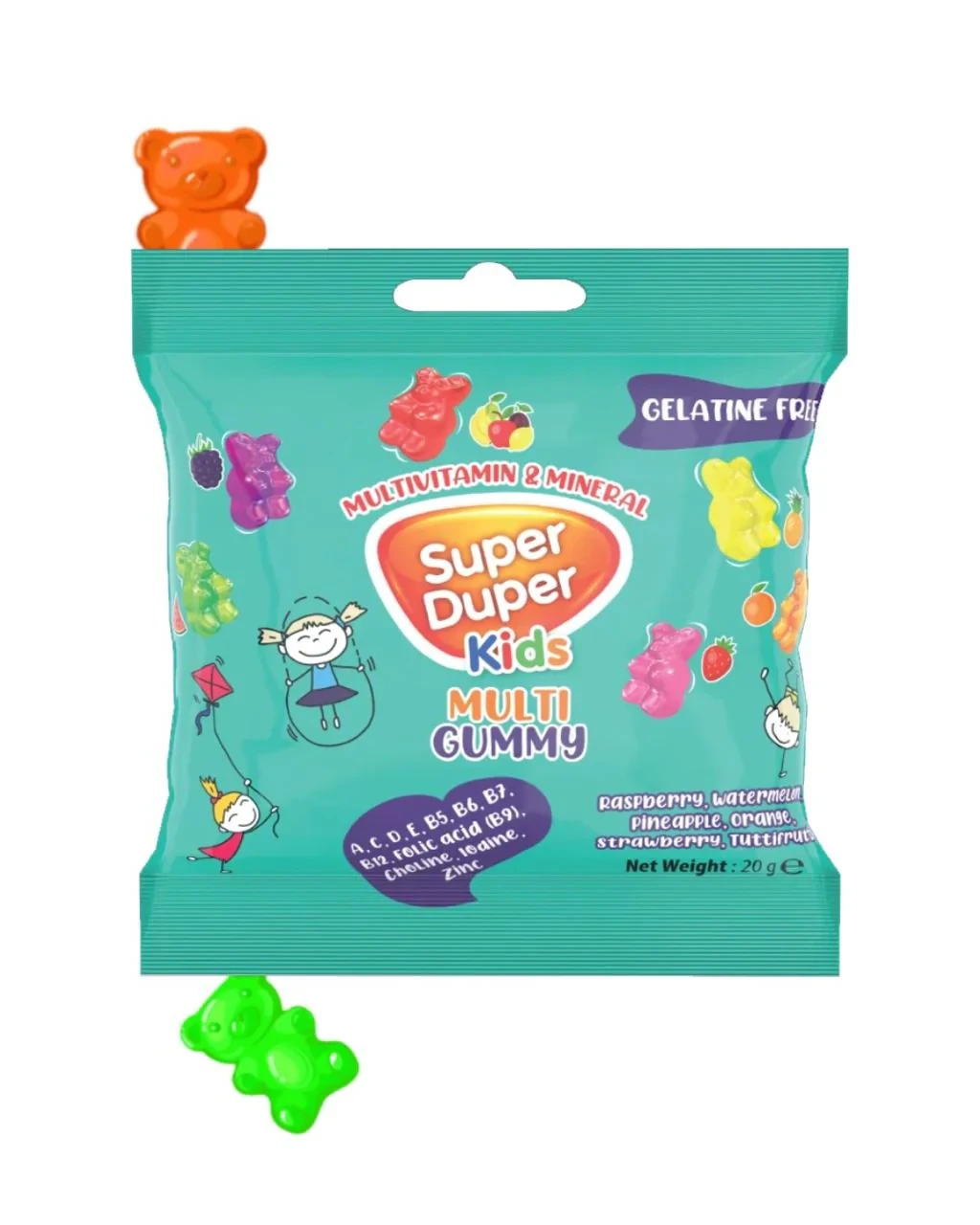 Super Duper Kids Multi Gummy 20g