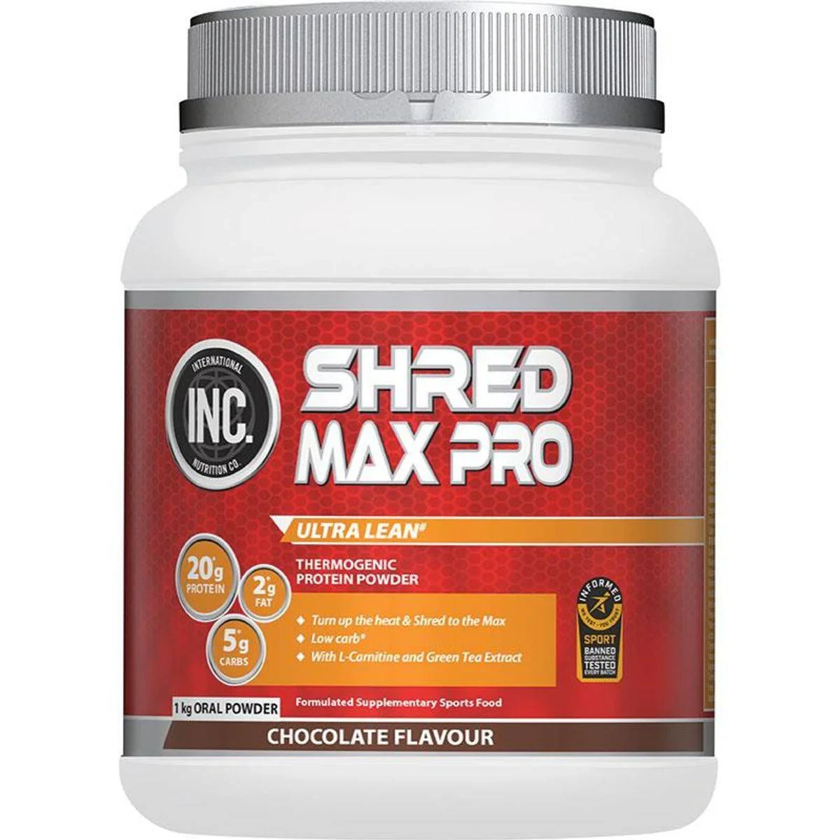 INC Shred Max Pro Chocolate 1kg
