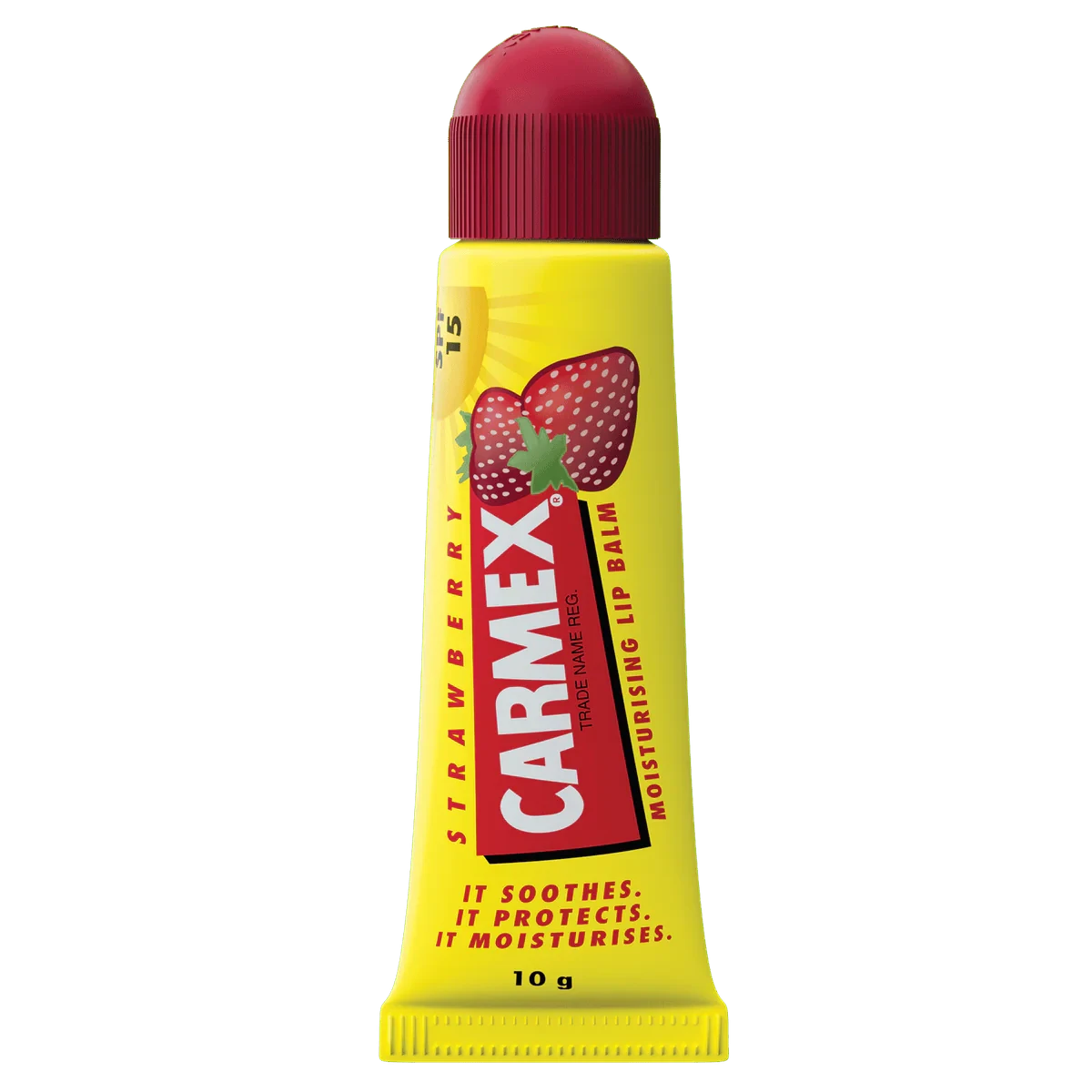 Carmex Lip Balm Tube Strawberry 10g
