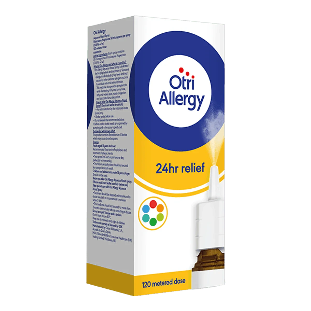 Otri Allergy Aqueous Nasal Spray 50mcg 120 Doses