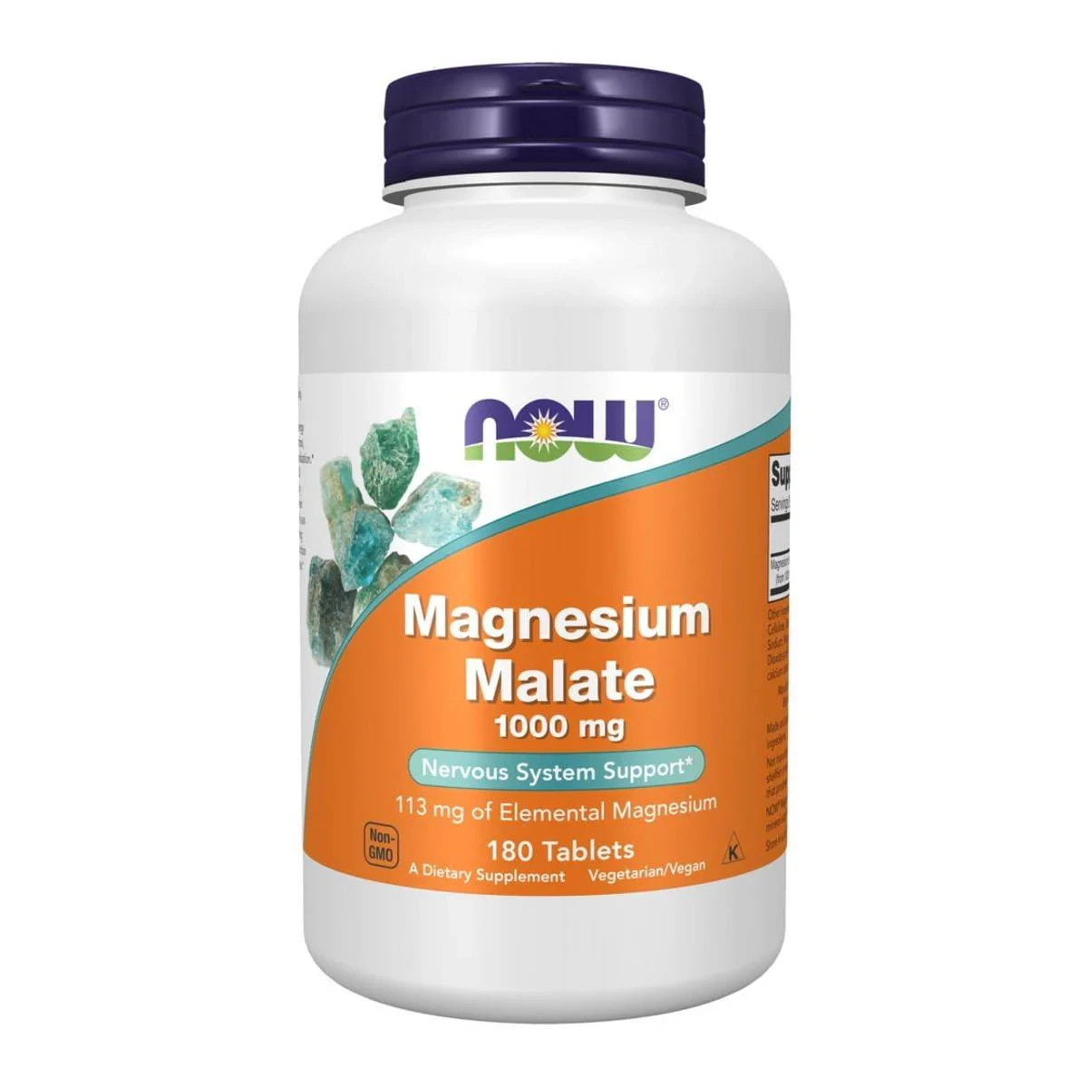 Now Magnesium Malate 1000mg 180 Tablets