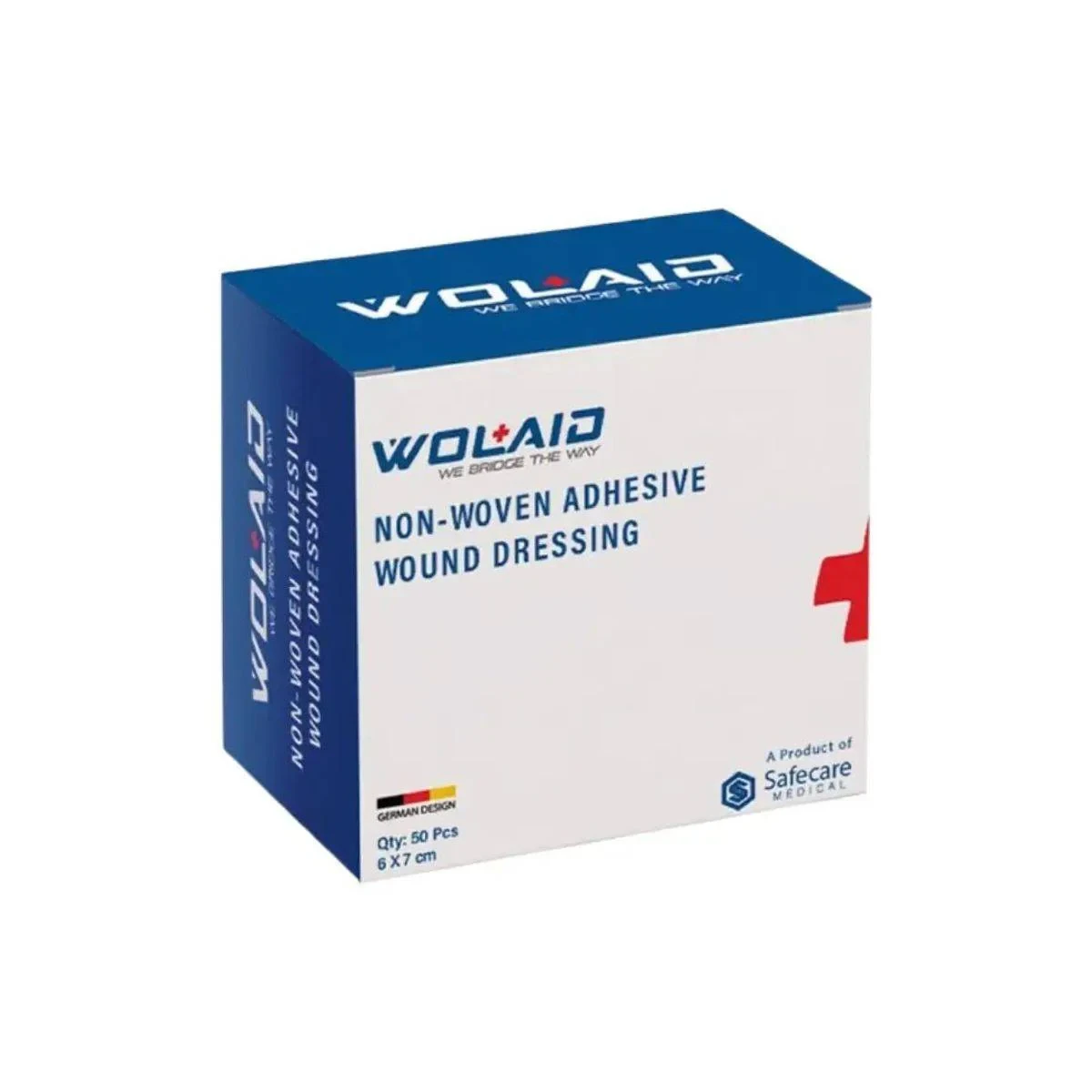 Wolaid Non Woven Adhesive Wound Dressing 6cmx7cm