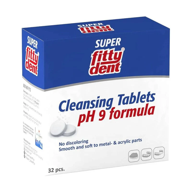 Fitty Dent Cleansing Tablets 32 Pieces