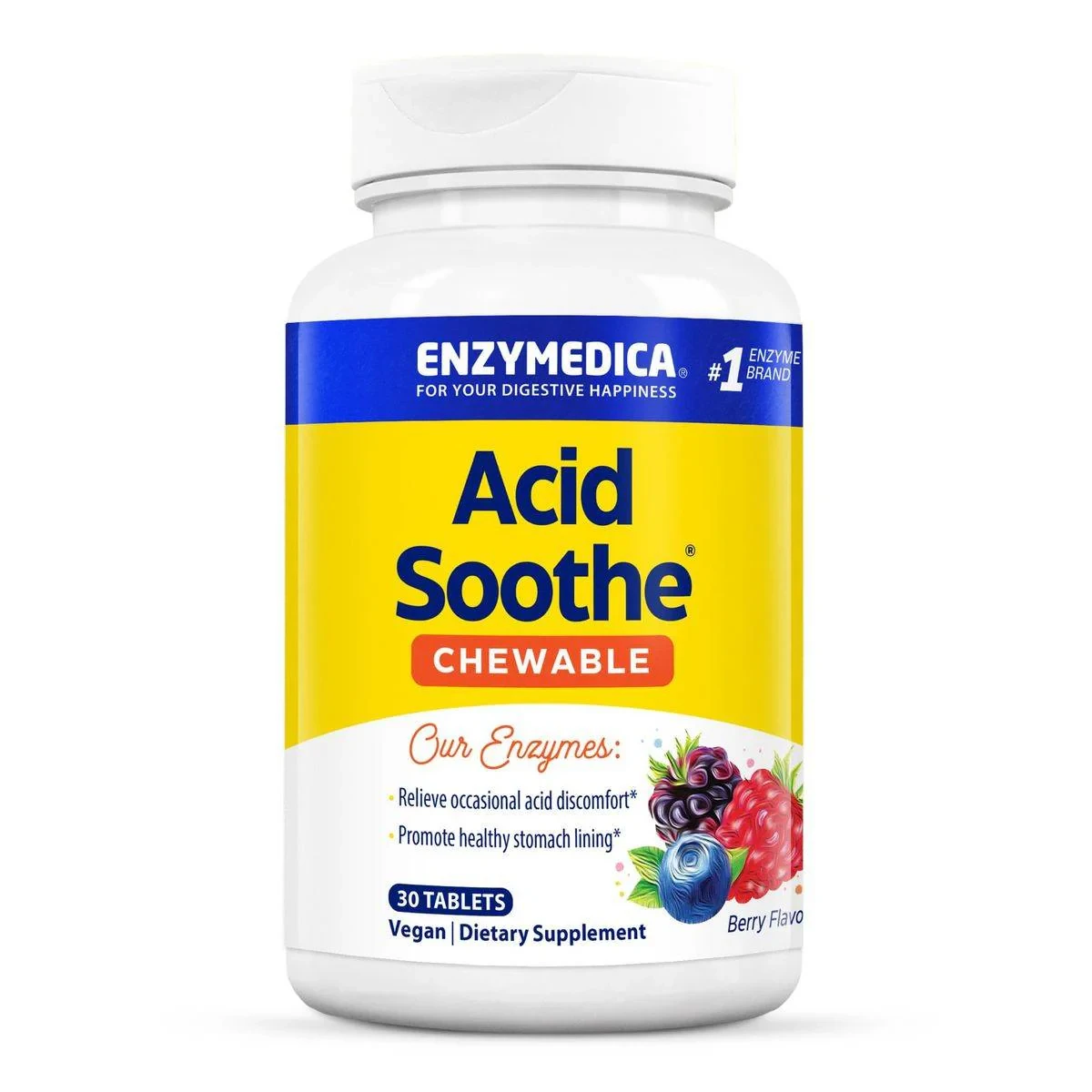 Enzymedica Acid Soothe 30 Capsules