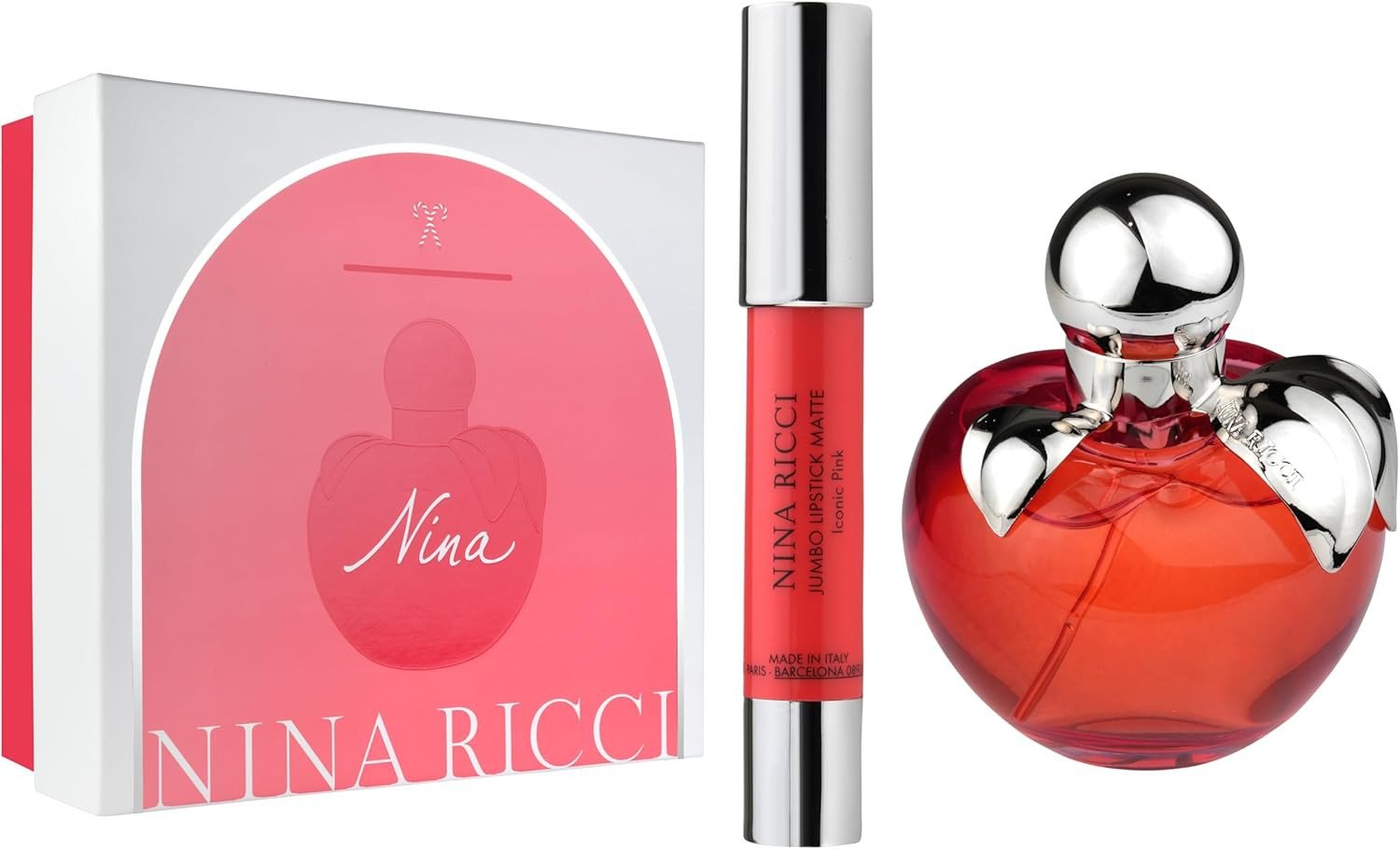 Nina Ricci Nina Les Belles De Nina (W) Set EDT 50ml +  Lipstick Matte 2.5g