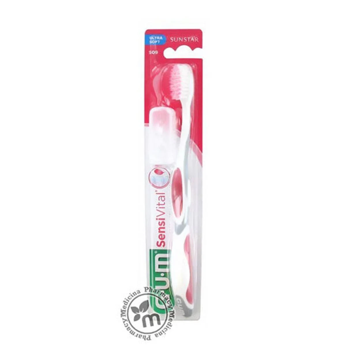 Gum SensiVital Toothbrush Ultra Soft Compact