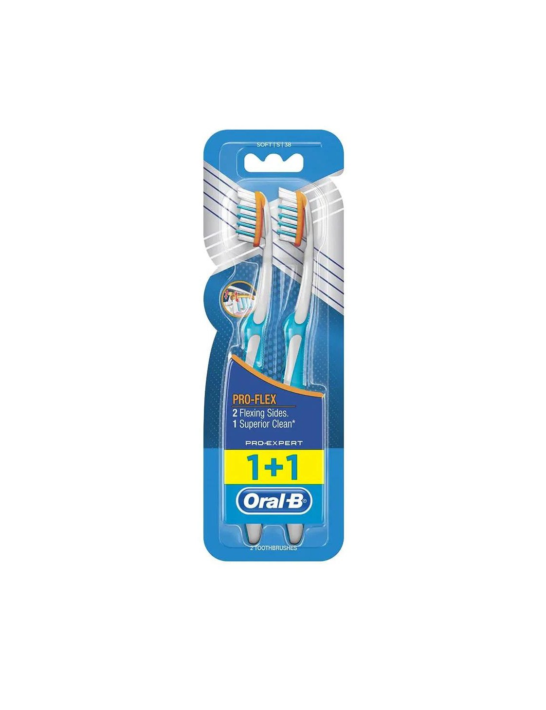 Oral B Toothbrush Proflex Soft 2 Pieces