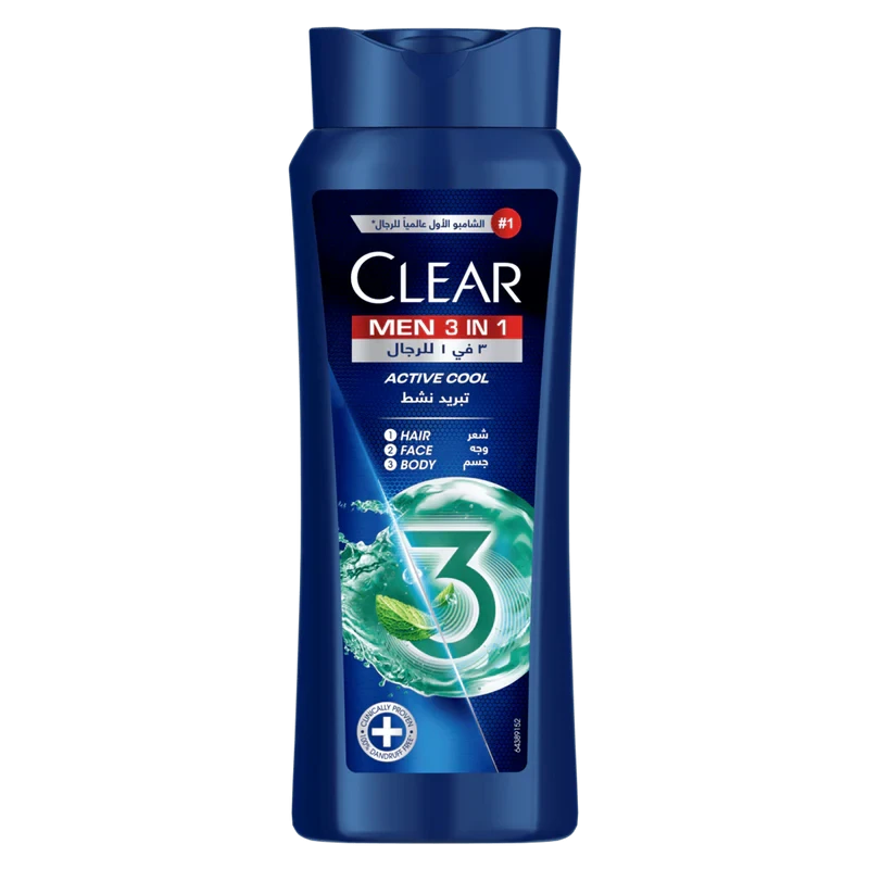 Clear Men Shampoo 3 In 1 Act Cool 600ml