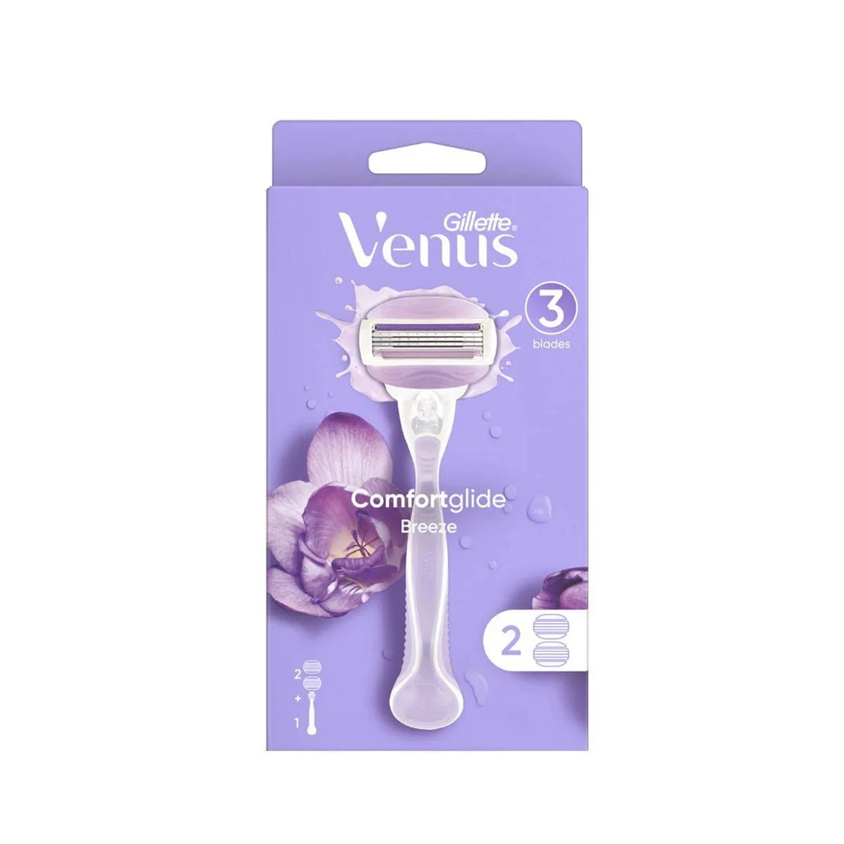 Venus Razor Comfortglide Breeze + 2 Refills