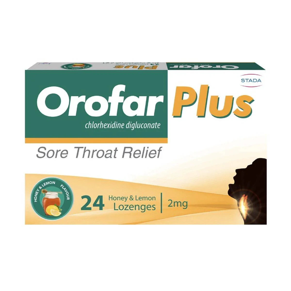 Orofar Plus Lozenges Honey & Lemon 24 Packs