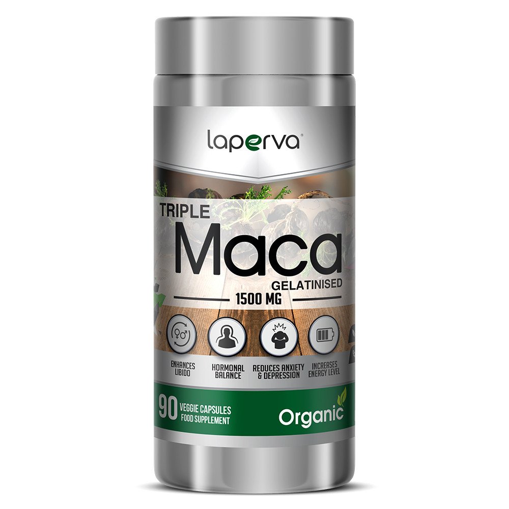 LAPERVA ORGANIC MACA 500MG 60VEG CAPS
