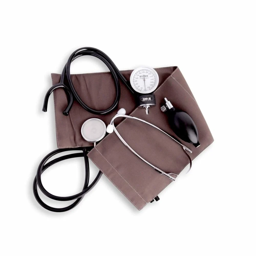 Pneumatic compression device with KBM stethoscope