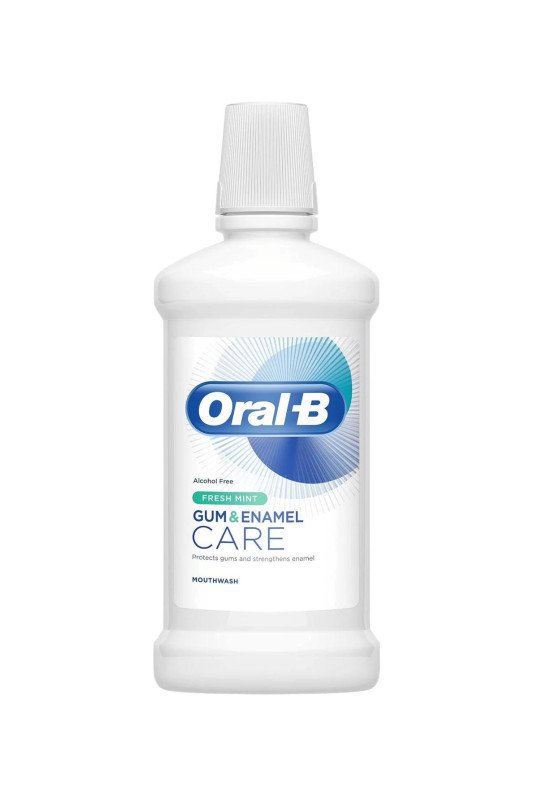 Oral B Mouthwash Gum & Enamel Care Fresh Mint 500ml