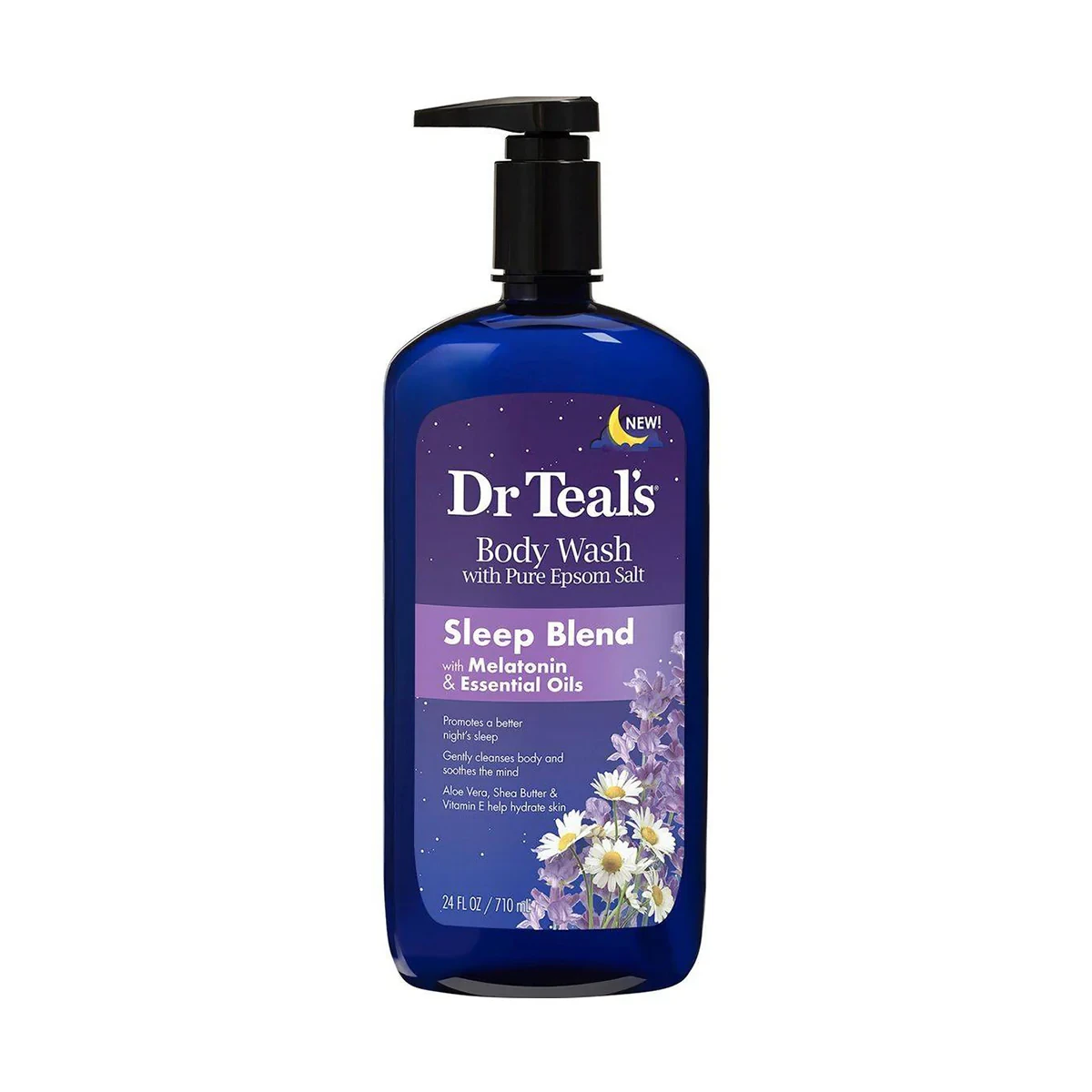 Dr Teals Body Wash With Pure Epsom Salt Sleep Blend 710ml
