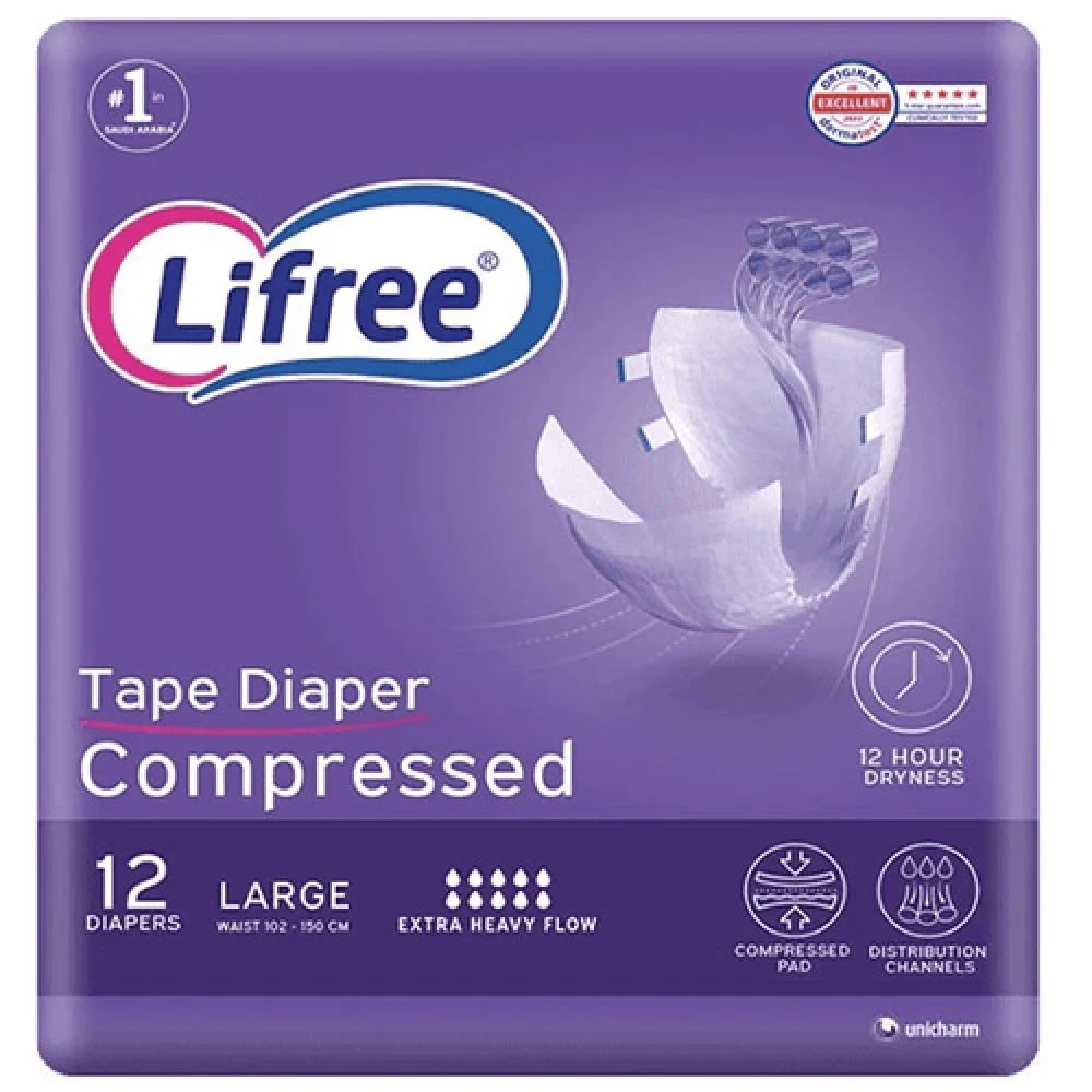 حفائض ليفري لاصق 6*12 L