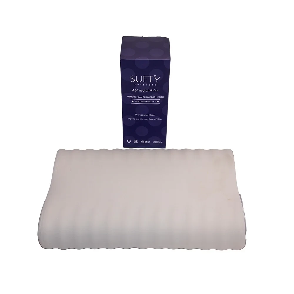 وسادة النوم الطبية المموجة برغوة الذاكرة من Sufty Softcare®