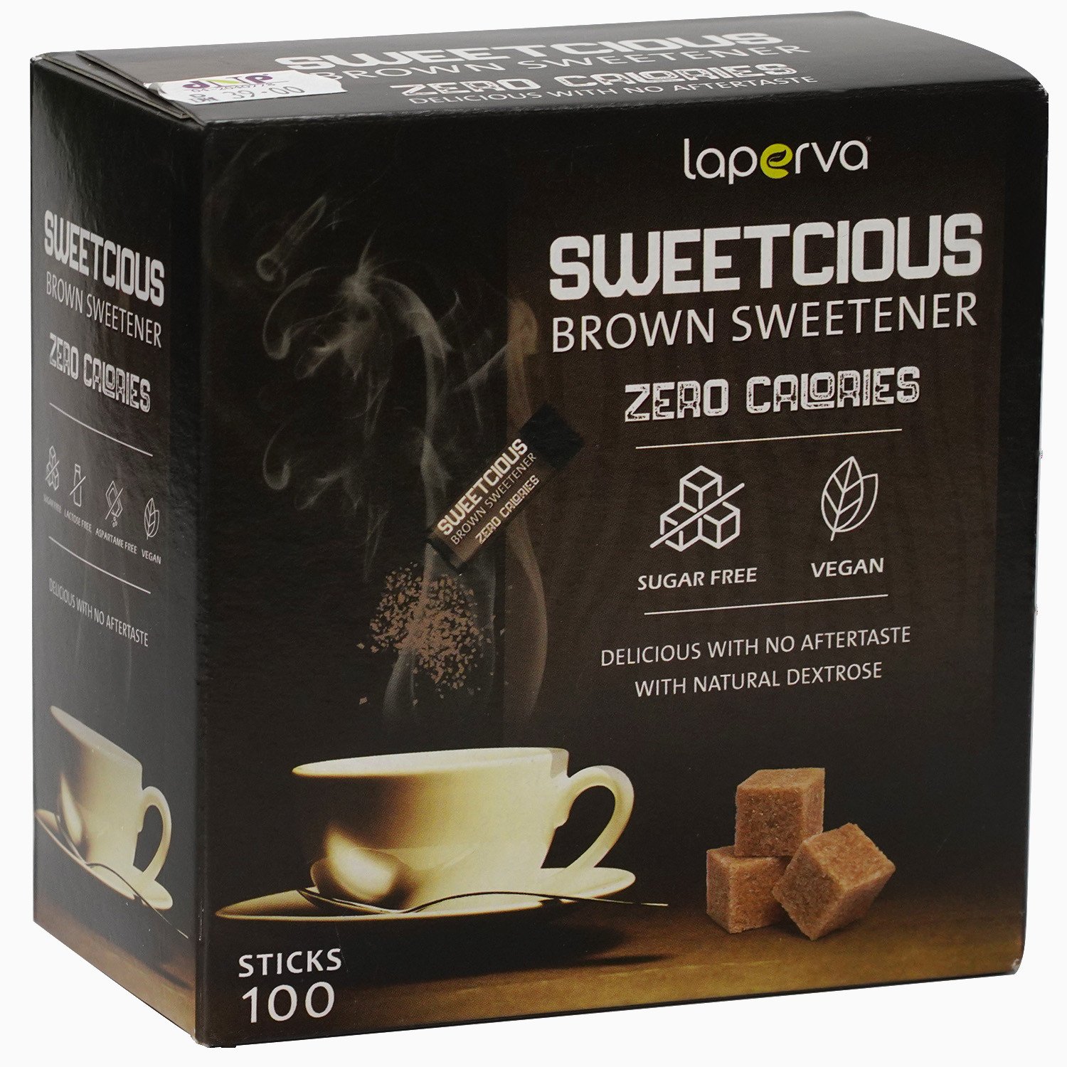 LAP SWEETCIOUS ZERO CALORIES BRWNSWEETNER 100STICK