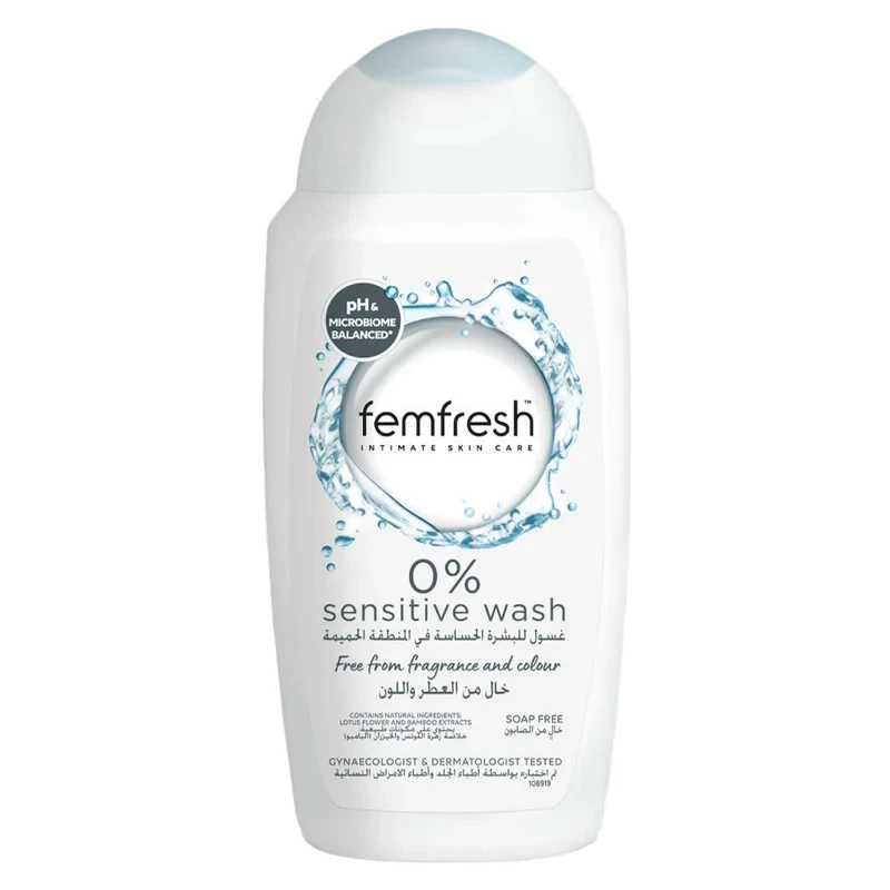 Femfresh Intimate Wash Sensitive 0% 250ml