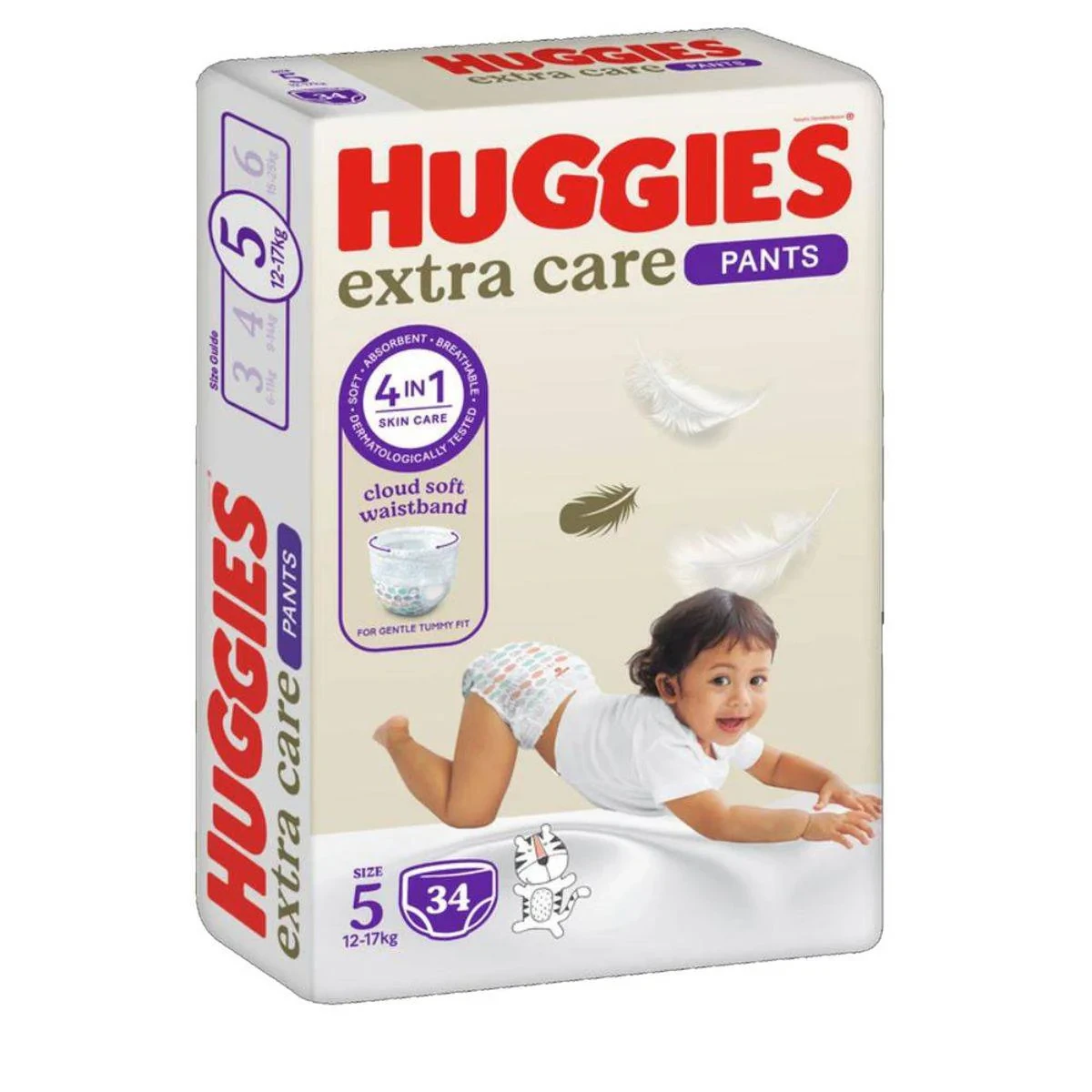 Huggies Extra Care Pants Size 5 (12-17 kg) 34 Pieces