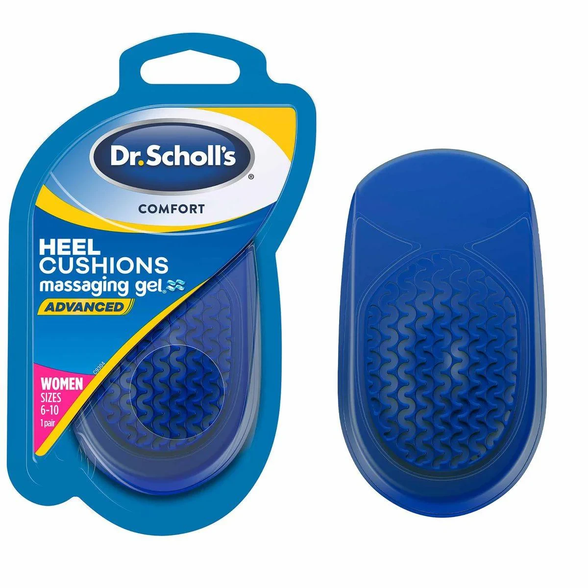 Dr Scholls Comfort & Energy with Massaging Gel Heel Cushions Womens 1 Pair