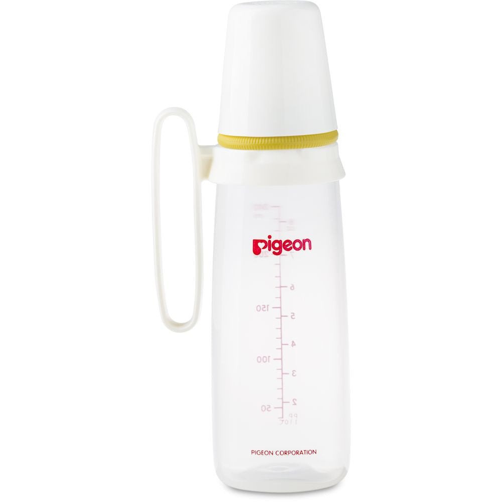 Pigeon Plastic Feeding Bottle With Handle 240ml