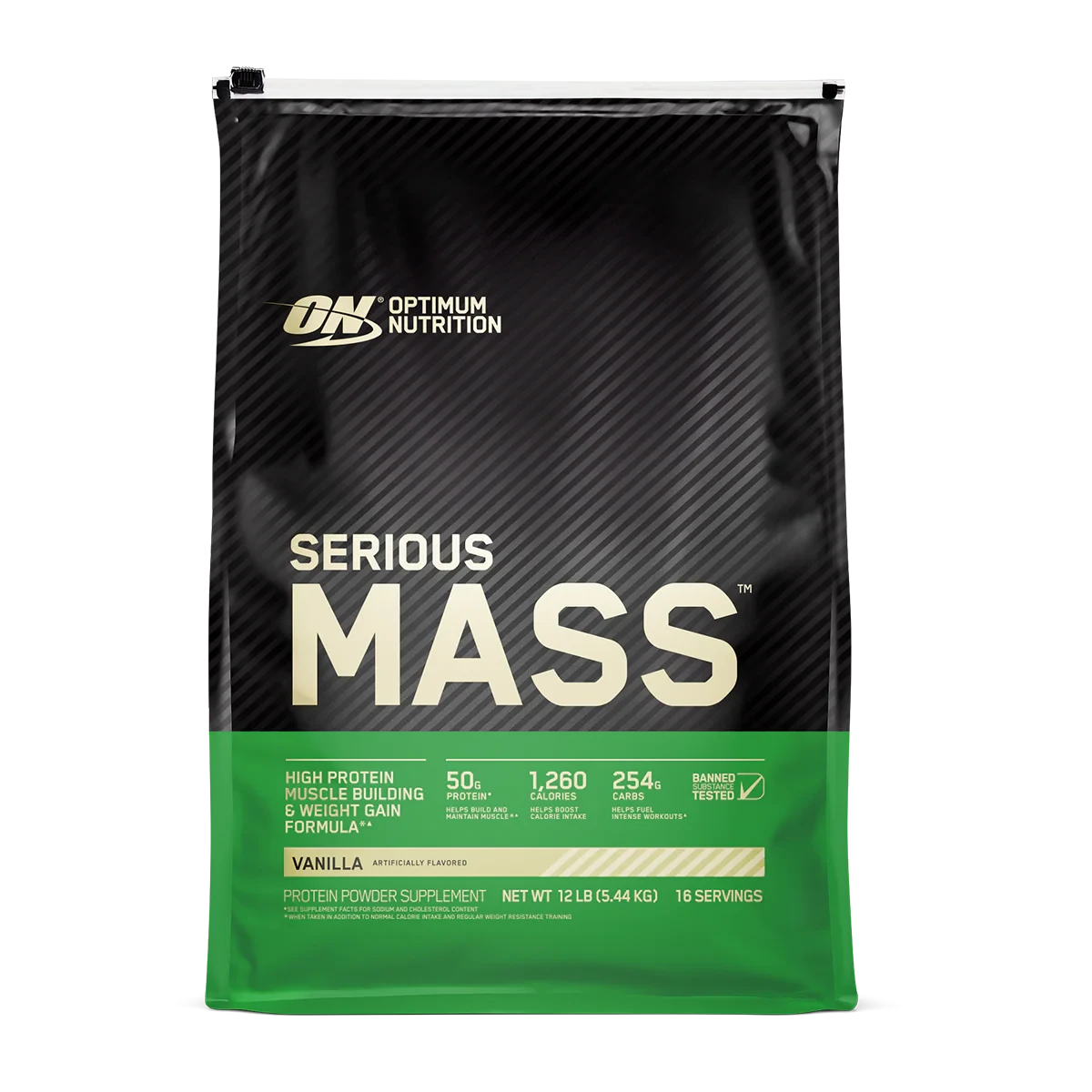 Optimum Nutrition Serious Mass Protein Vanilla 5.44kg