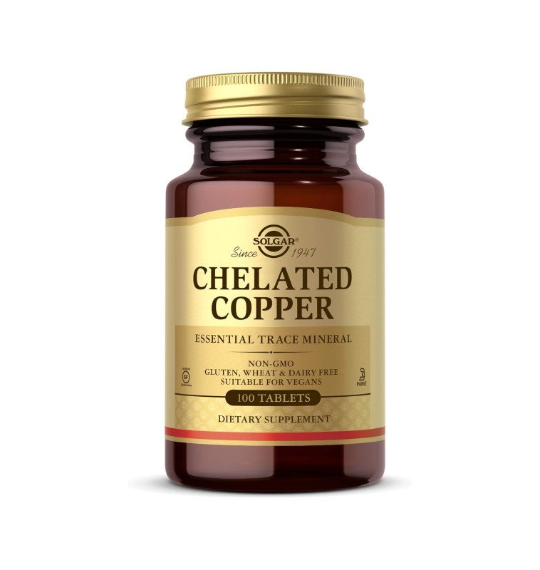 Solgar Chelated Copper 100 Tablets