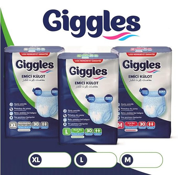 Adult diapers panties, giggles