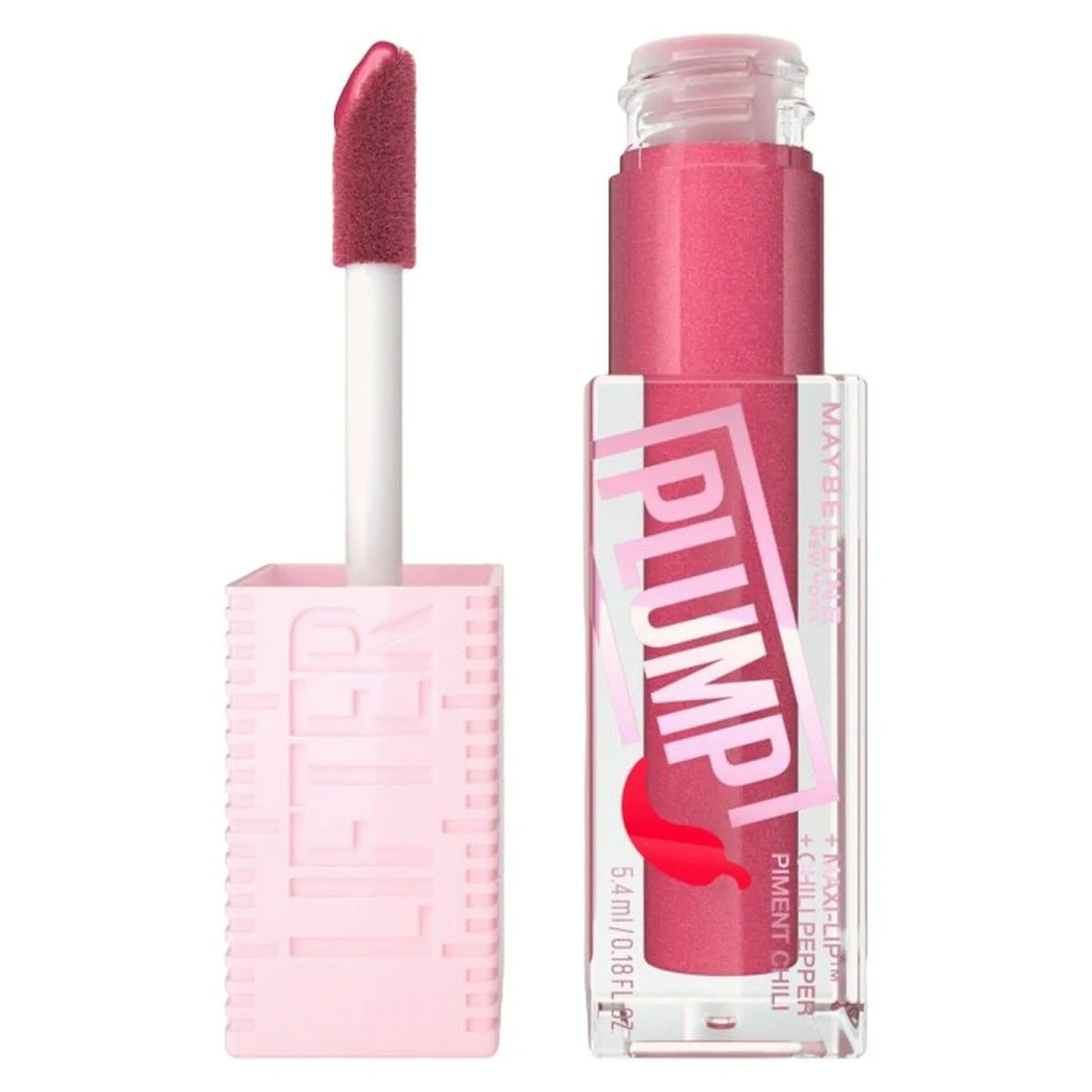 Maybelline Lifter Plump Lip Gloss 02 Mauve Bite