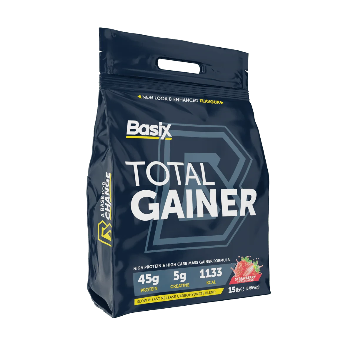 Basix Total Gainer Strawberry Swirl 6.804kg