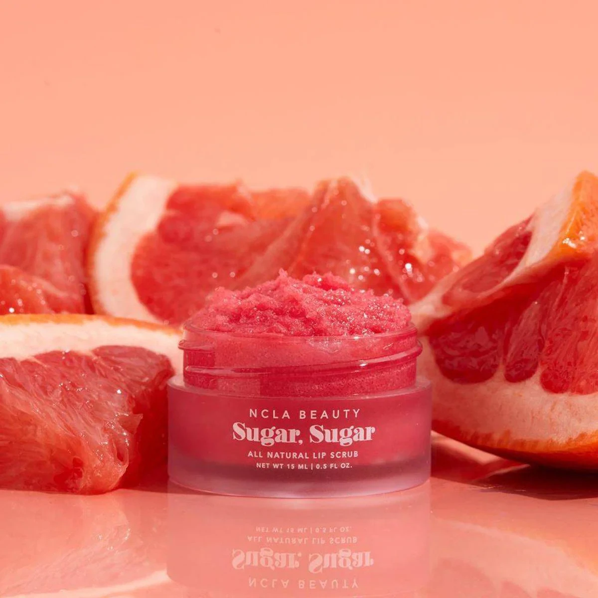 NCLA Beauty Sugar Sugar Lip Scrub Pink Grapefruit 15ml