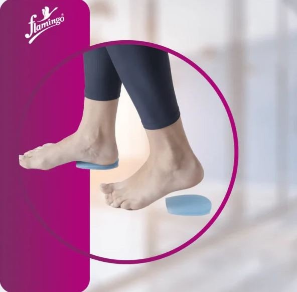 Flamingo Gel Heel Pad -Male (Pair)