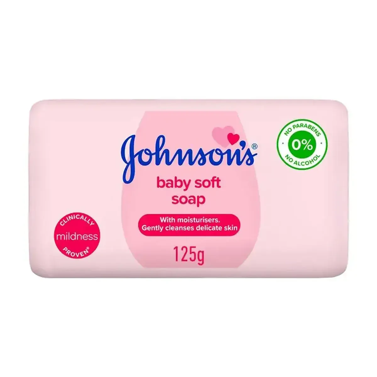 Johnsons Baby Soft Soap Pink 125g
