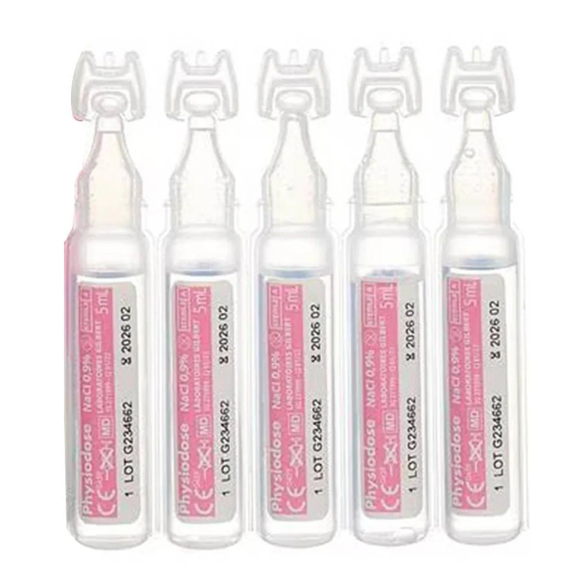 Gilbert Laboratories Physiodose Physiological Saline Solution 5ml 15 Unidoses