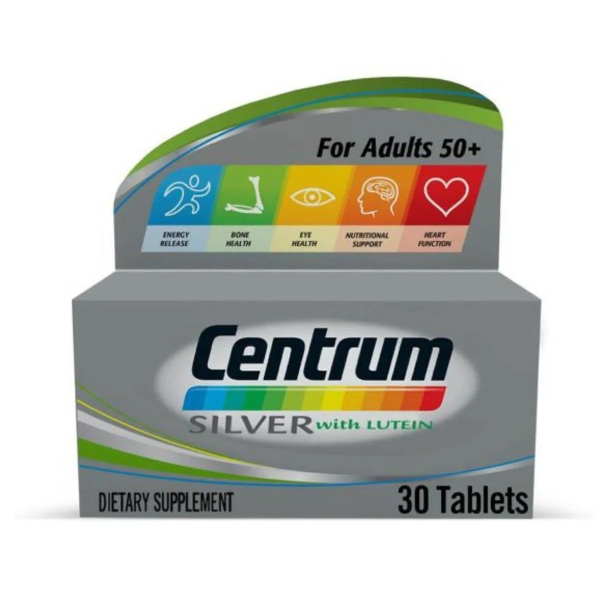 Centrum Silver with Lutein Adults 50+ 30 Tablets