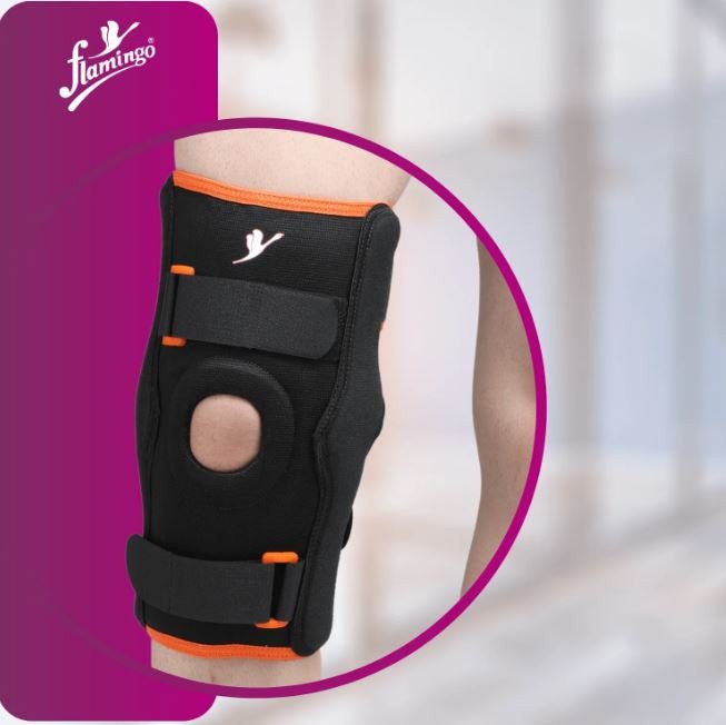 Flamingo Gel Bi-Axle Hinged Knee Brace 