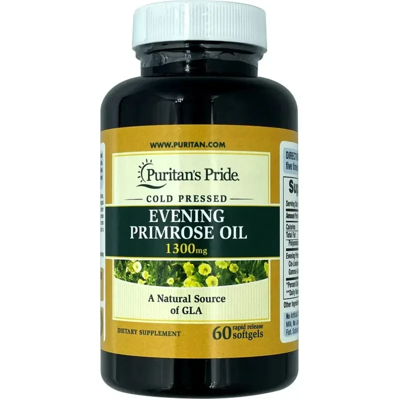 Puritans Pride Evening Primrose Oil 1300mg 60 Softgels
